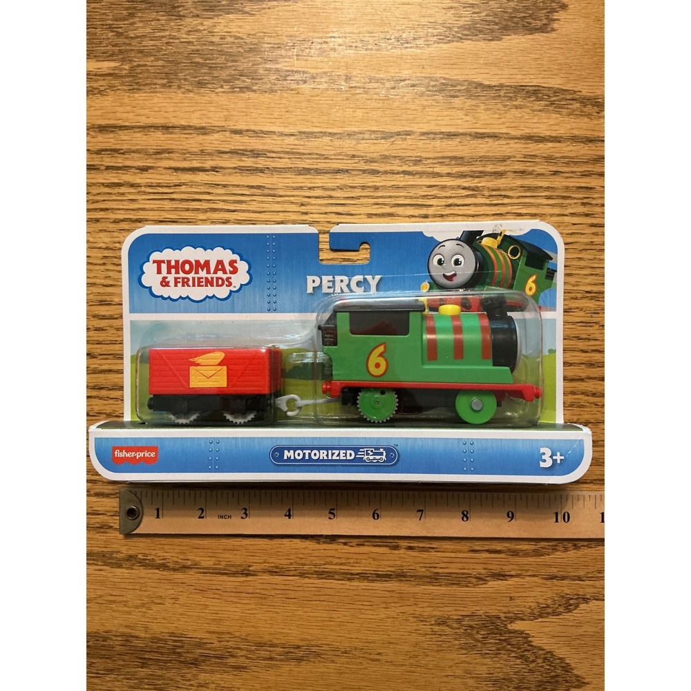 Fisher-Price Thomas & Friends Percy Motorized Engine Train Toy HDY60 Green No 6
